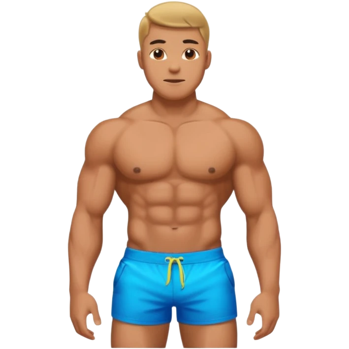 A man with a big booty emoji