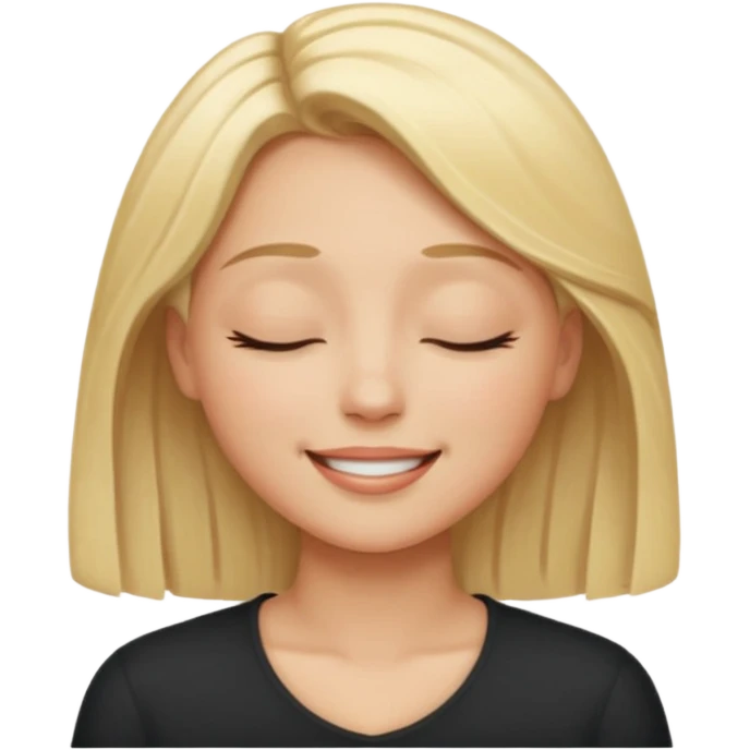 keep the last image identical except for making the eyes closed emoji