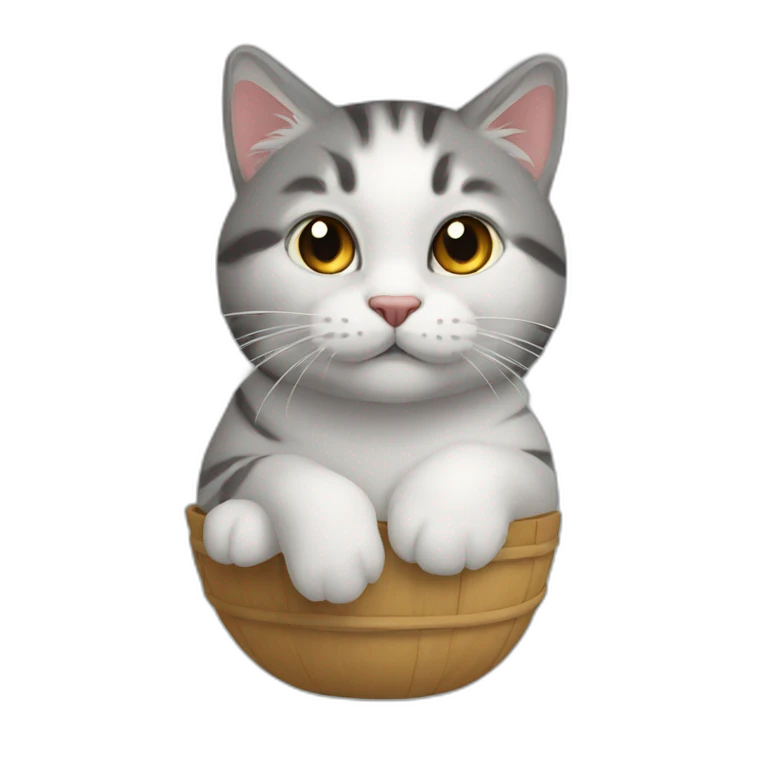 Кошка с киской emoji