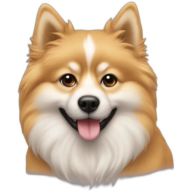 Spitz nain  emoji