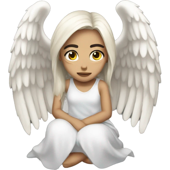 Pretty fallen angel emoji