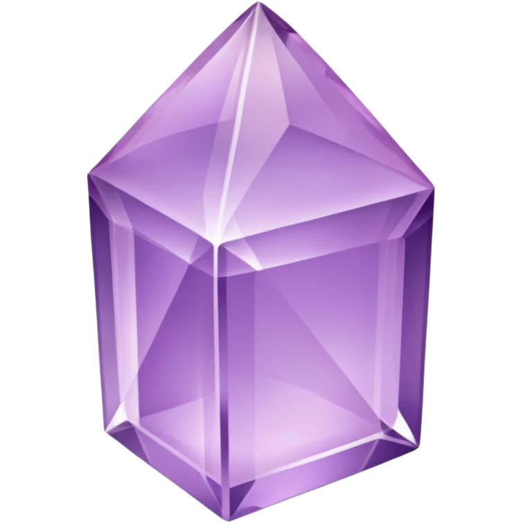 emoji of light purple quarz emoji