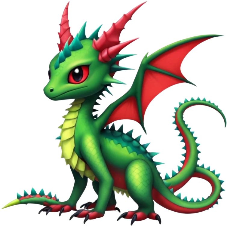 Punk’ish Edgy Badass Dark Gothic Flygon-Aurorus-Amaura-Hybrid-Creature emoji