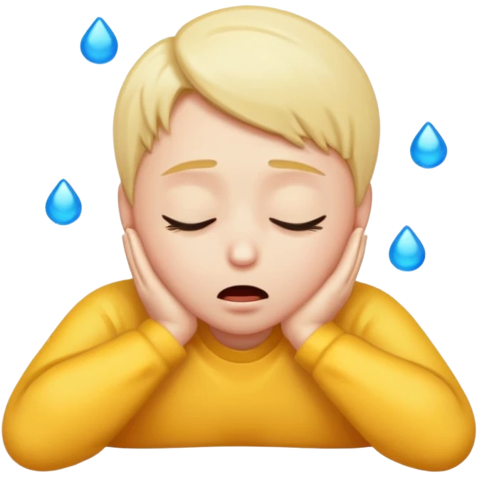 Create an emoji dramatically fainting emoji