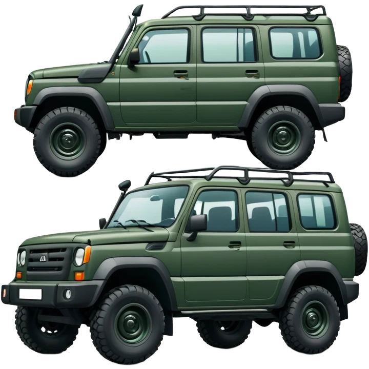 UAZ Patriot Russian SUV off-road vehicle with distinctive square boxy shape emoji
