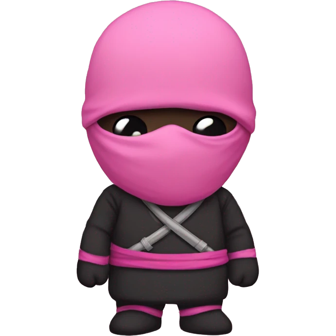 Pink ninja  emoji