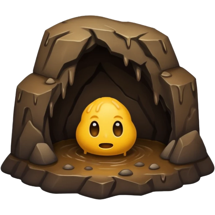 muddy cave emoji