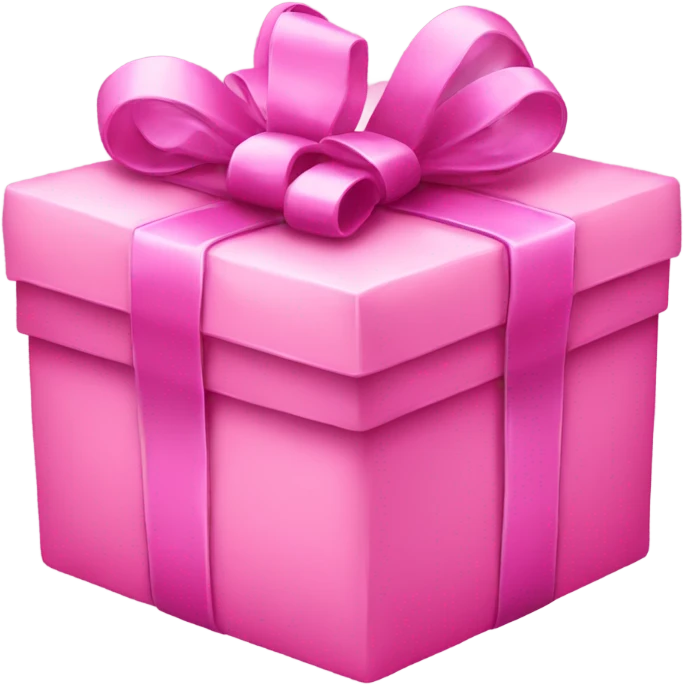 Pink present emoji