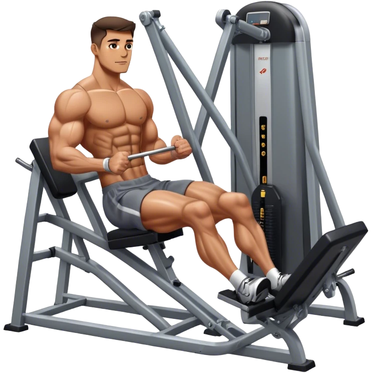guy leg press machine emoji