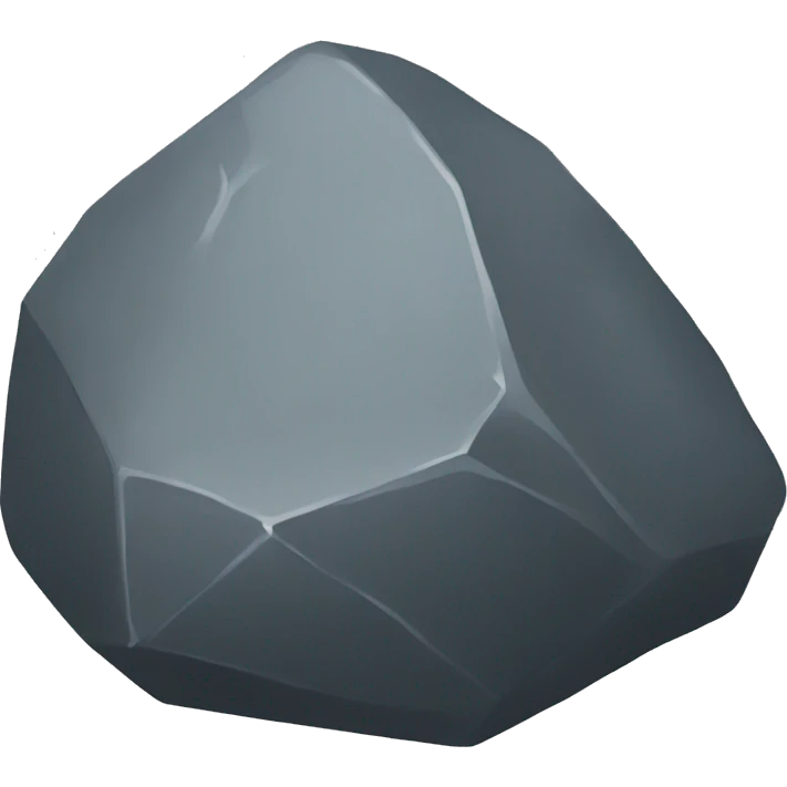 lead ore stone emoji