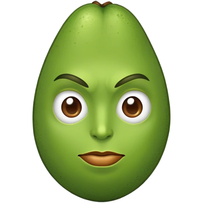 Avocado superhero emoji