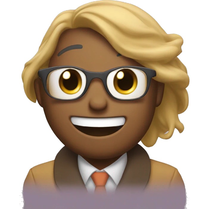 Movement Labs Character with Echelon Market Character are laughing together emoji