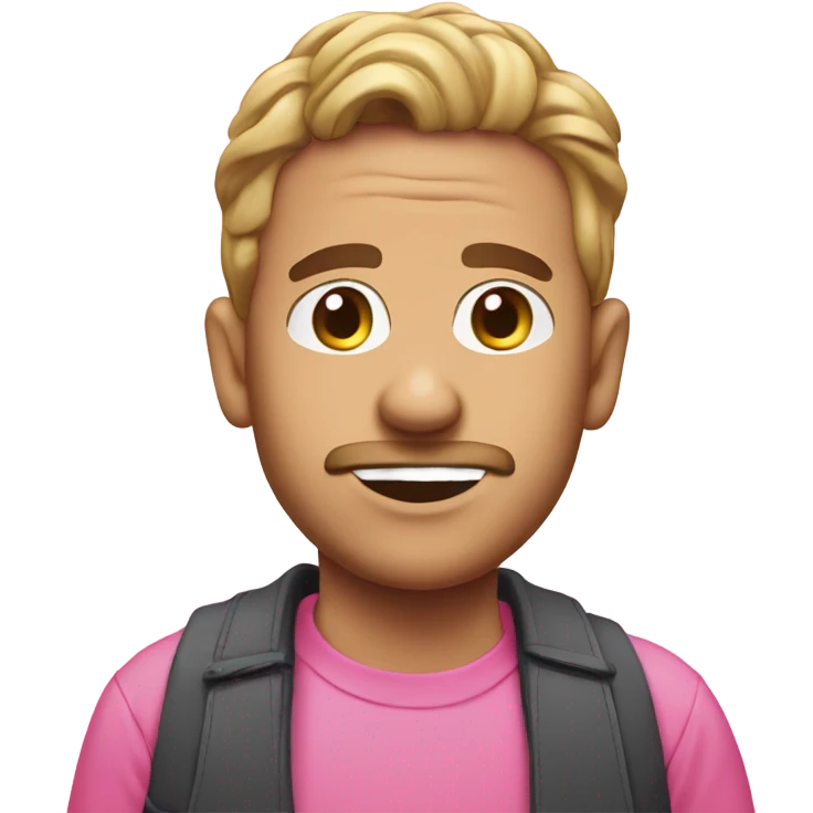 Wrote GARY in pink bubble gum font emoji
