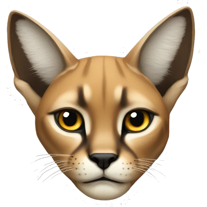 caracal being depressed emoji