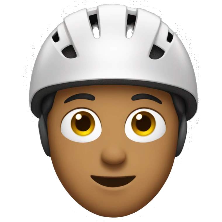 Person wearing bicycle helmet emoji