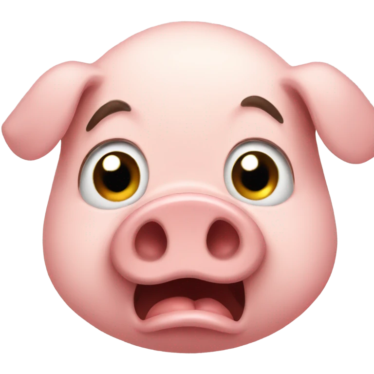 Pig crying emoji