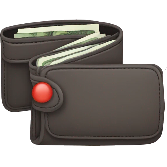 Empty open wallet emoji
