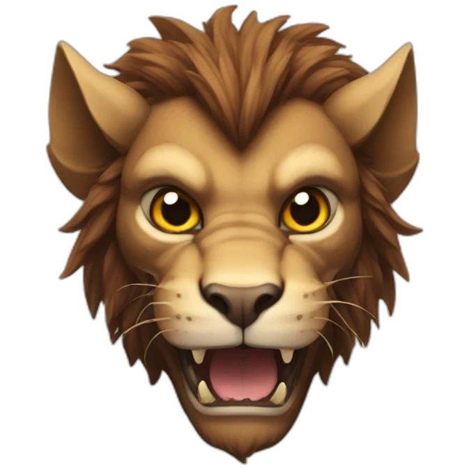 Manticore head emoji