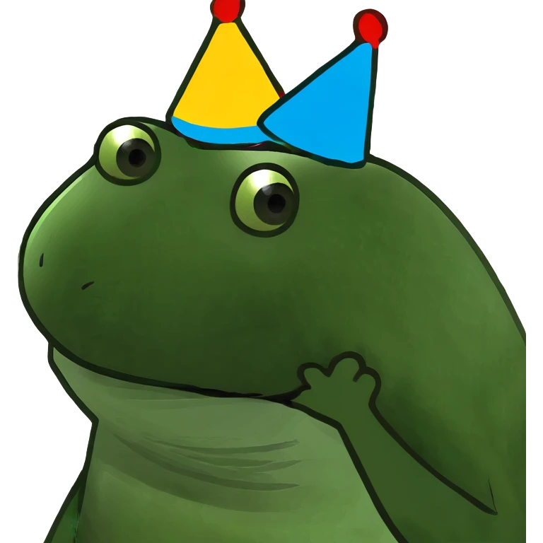 Add a birthday hat emoji