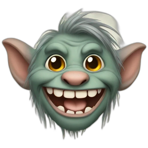troll with rat face emoji