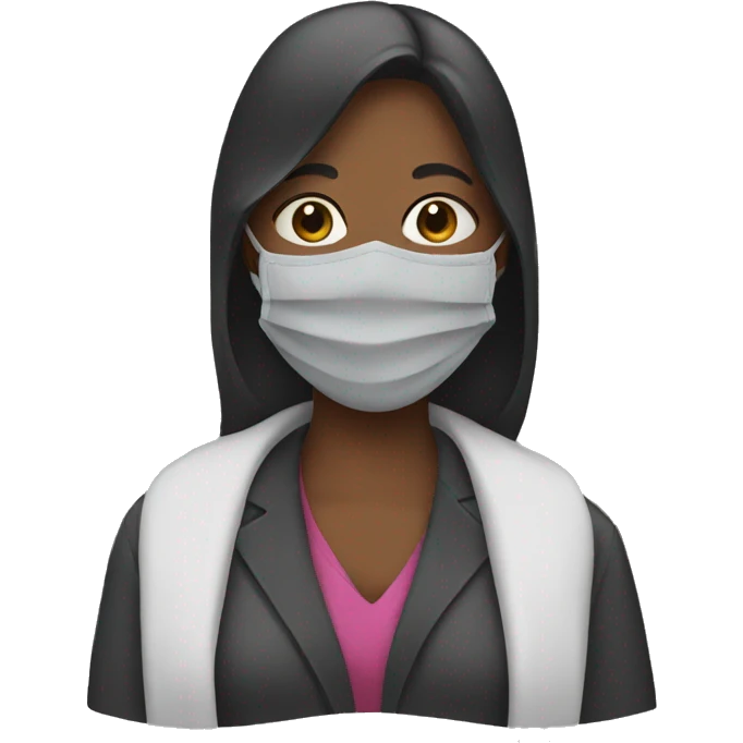 Woman wearing a mask  emoji