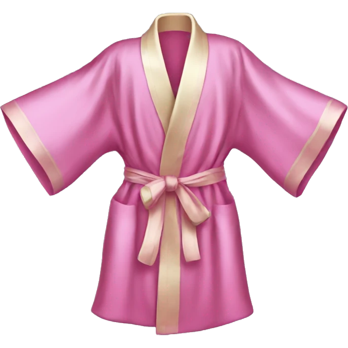 Pink silk robe emoji