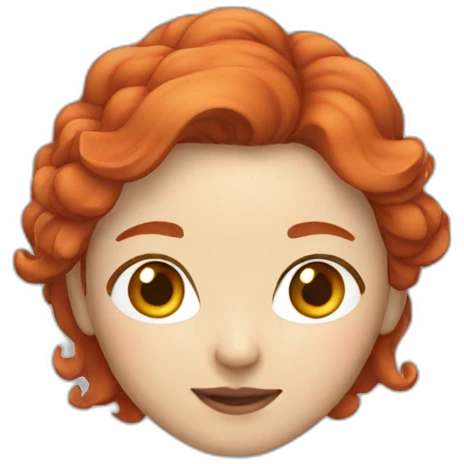 Redhair Chinese emoji