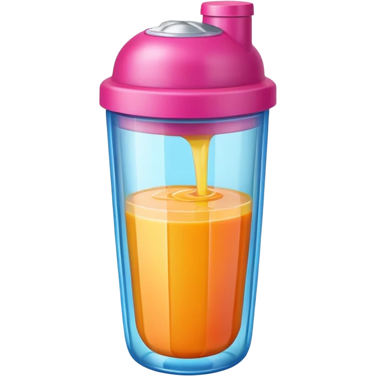 I want a shaker of juice for gym emoji