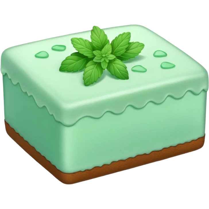 Mint cake emoji
