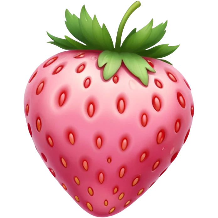 super pale pink strawberry emoji