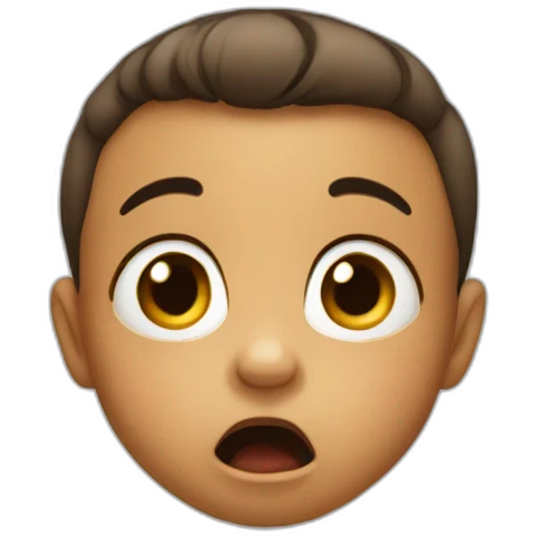 Surprised baby  emoji
