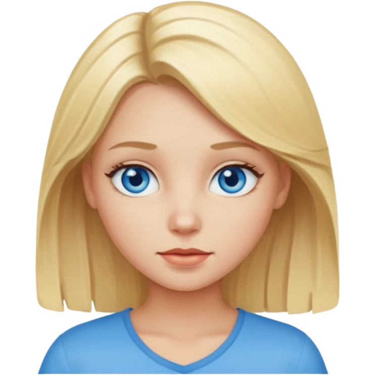 Gatinha loira emoji