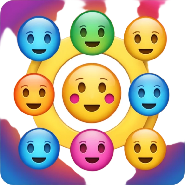 Create emoji coming out from portal open emoji