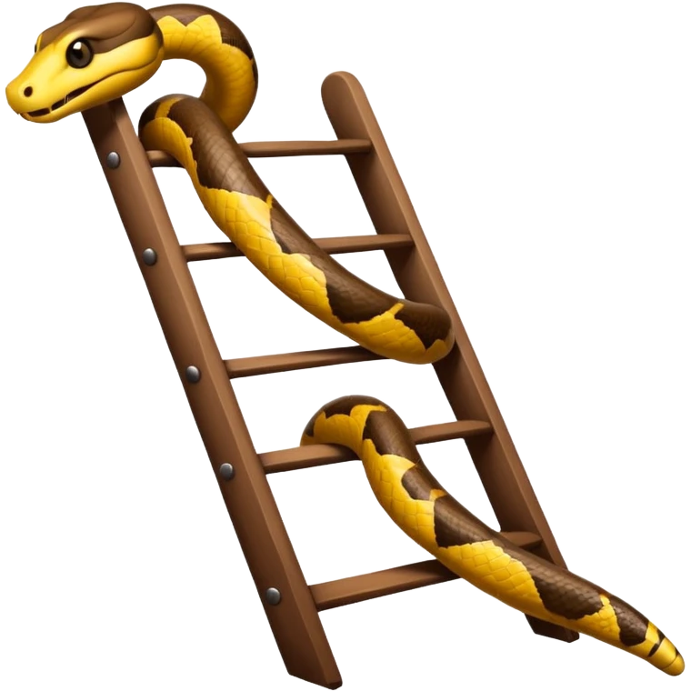 snake on a ladder emoji