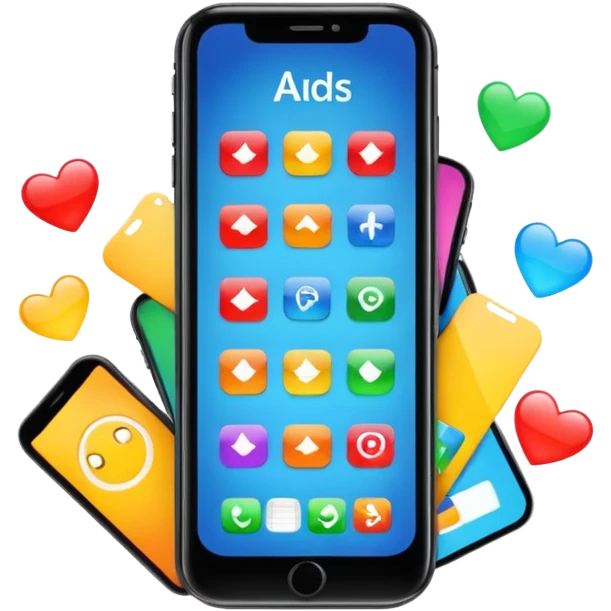 Ads on phone emoji