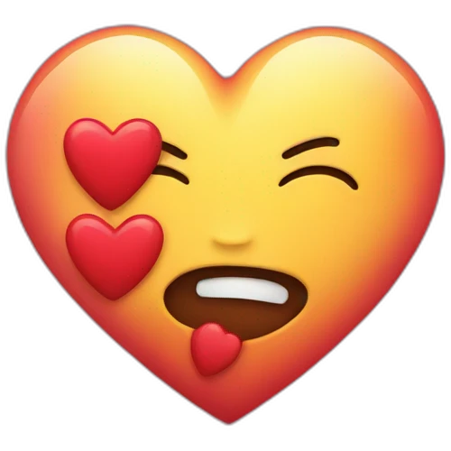 Heart beating emoji