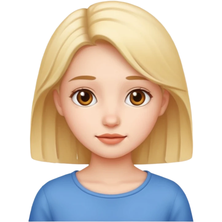 Cute girl emoji