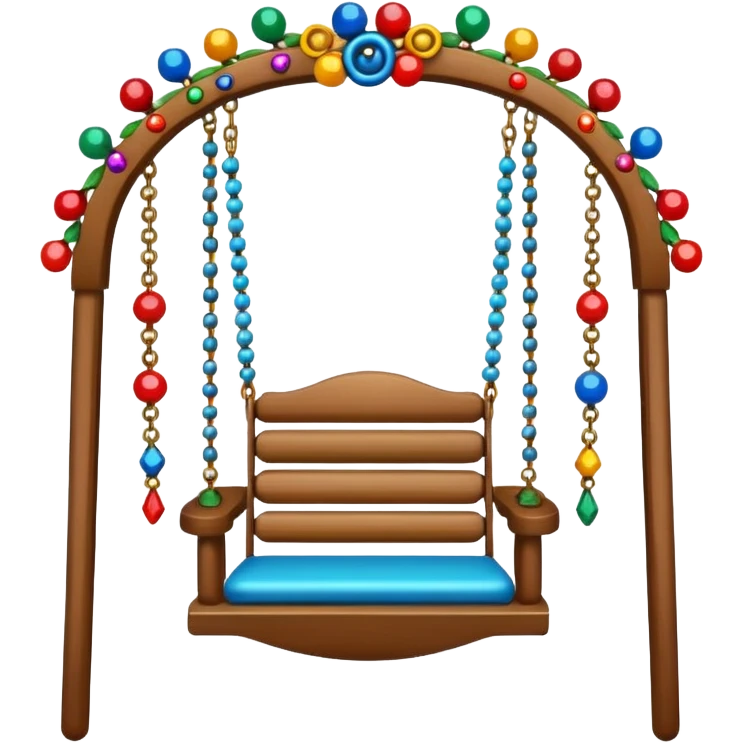Swing with beads and bells for bits emoji