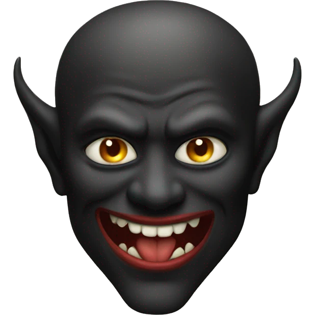 Demon with kiss  emoji