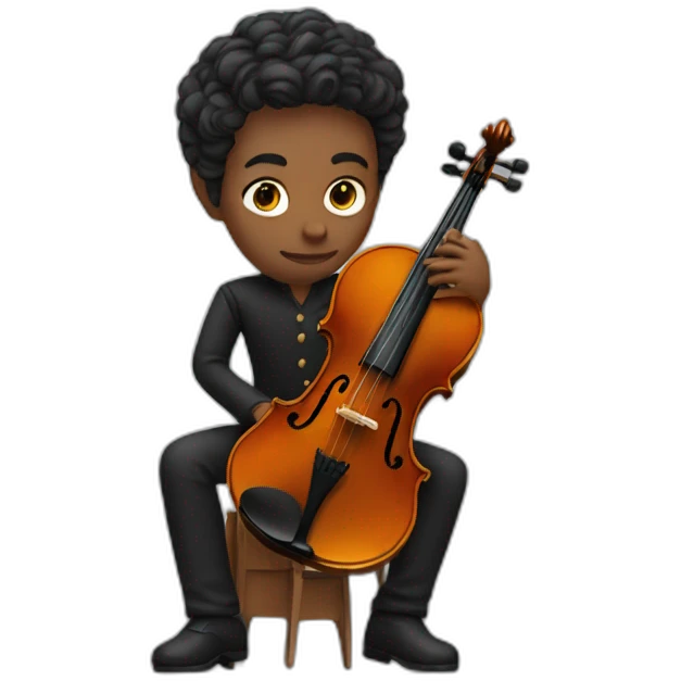 Una violinista  emoji