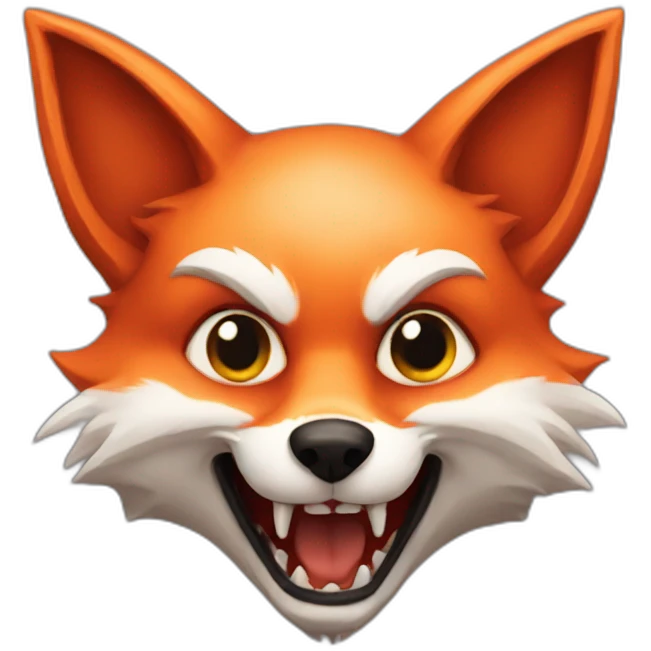 Satanic fox emoji