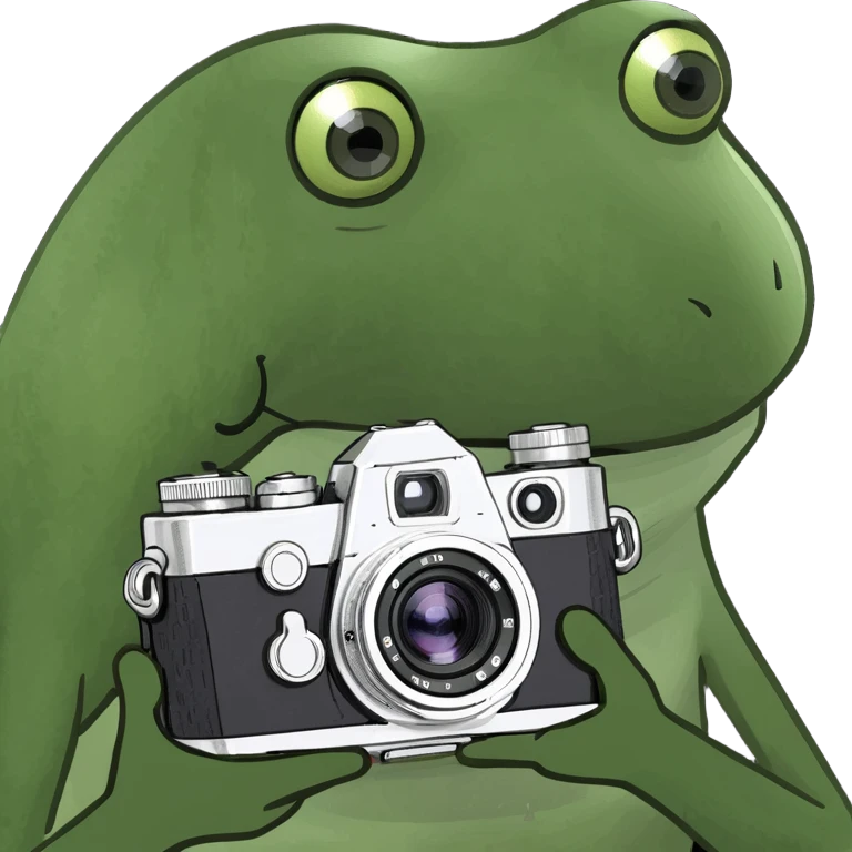 винтажная камера Leica emoji
