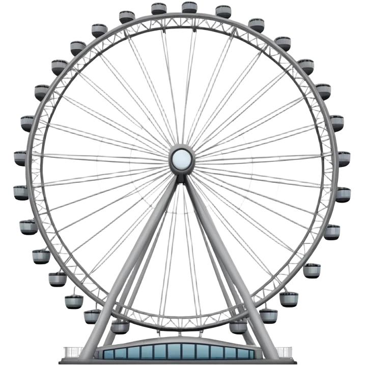 London Eye ferris wheel emoji