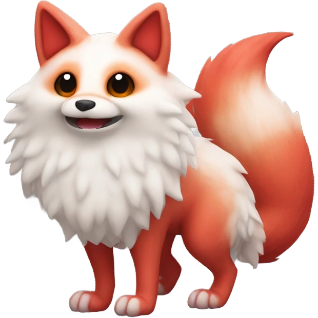 Red kitsune blobfish emoji