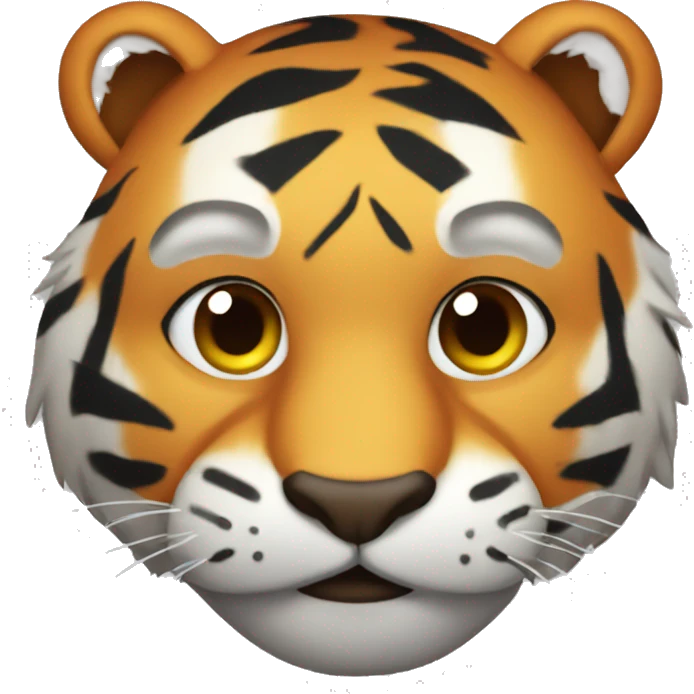 Stuffed tiger emoji