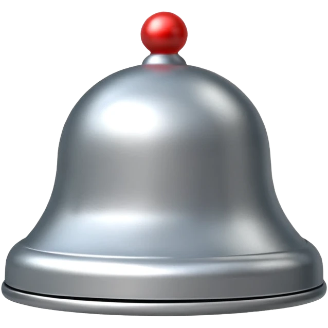 Notification bell silver emoji