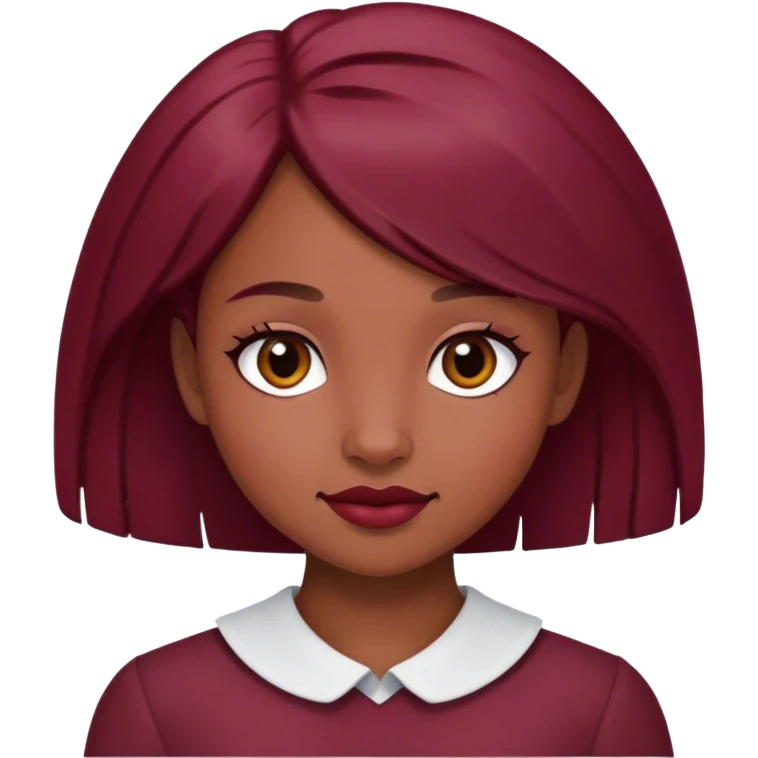 Cute girl with burgu emoji