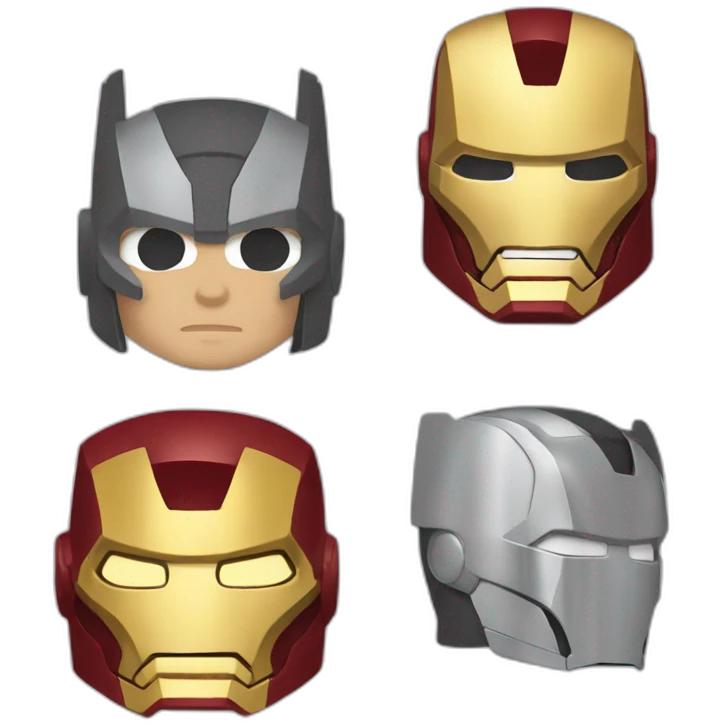 Iron man and thor emoji