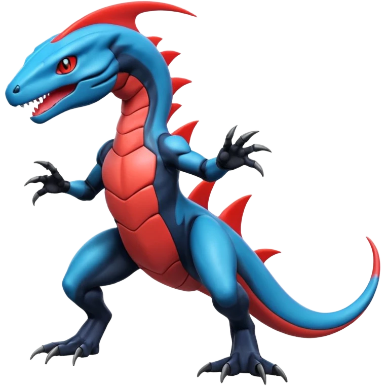 Salandit-Salamence-Venom-Genesect-Heliolisk-Amaura-fusion emoji