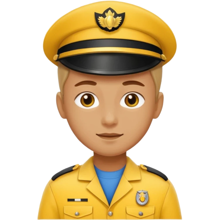 POLICE  IN YELLOW emoji